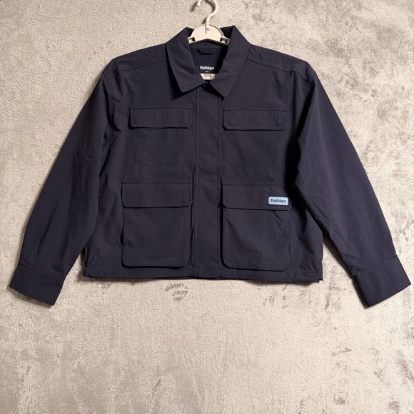 Halfdays Nan Field Jacket Navy Blue XL Hiking Gorpcore Trail Utility Cargo Women - Picture 2 of 13